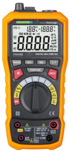 Digitális multiméter C, Term, Humidity, dB, Hz,Lux,