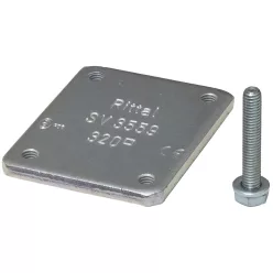 Leágazó modul, 34×10 mm-es lemezsínhez, 40mm-es sínre