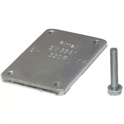 Leágazó modul, 54×10 mm-es lemezsínhez, 50mm-es sínre
