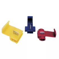   Késes leágaztató (PVC), ónozott elektrolitréz, piros 0,5-1mm2, 50VDC, max. 10 A