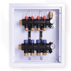  COMPUTHERM PMF01-5 1"-os beépített szelepes 5 leágazásos műanyag osztó-gyűjtő szett