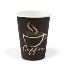 Papírpohár - fekete - 180 ml - 1000 db / csomag