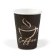 Papírpohár - fekete - 180 ml - 1000 db / csomag