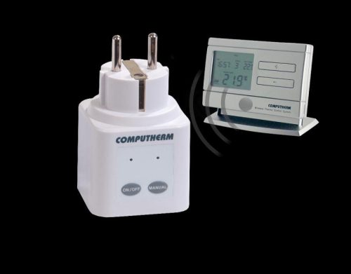 Vezeték nélküli RF termosztáttal vezérelhető dugalj Q8RF termosztáttal