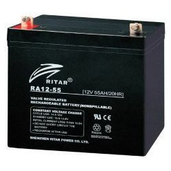 Ritar RA1255DG ciklikus ólomzselés akkumulátor 12 V/55 Ah