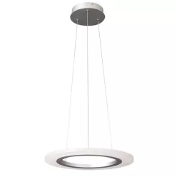 Adrienne led függeszték 15W ezüst