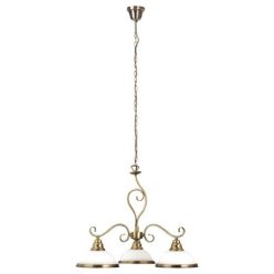 Elisett Csillár 3xE27 bronz