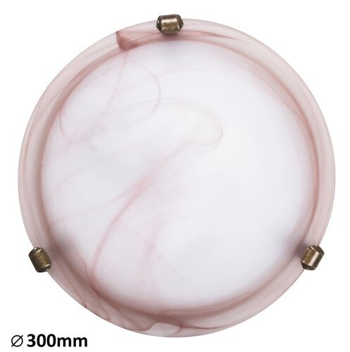 Alabastro mennyezeti lámpa E27 tobacco