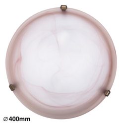 Alabastro mennyezeti lámpa 2xE27 tobacco