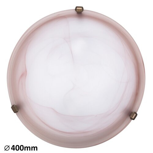 Alabastro mennyezeti lámpa 2xE27 tobacco