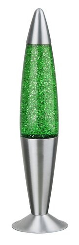 Glitter Dekor lámpa E14 zöld