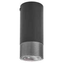Zircon mennyezeti lámpa GU10 fekete 120mm