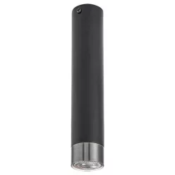 Zircon mennyezeti lámpa GU10 fekete 270mm