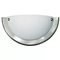Ufo fali lámpa E27 szatin króm