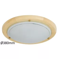 Ufo mennyezeti lámpa 2xE27 natúr fa