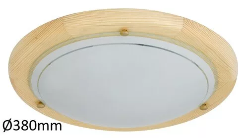 Ufo mennyezeti lámpa 2xE27 natúr fa