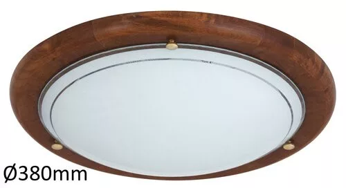 Ufo mennyezeti lámpa 2xE27 tölgy