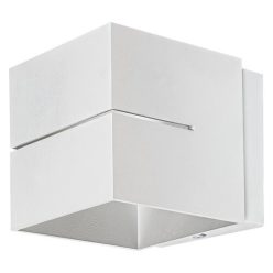 Kaunas Fali lámpa fehér, kocka