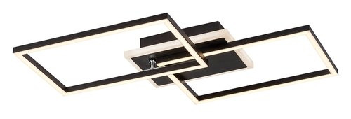 Athelstan mennyezeti lámpa LED 40W matt fekete-fehér