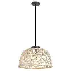 Rattan függeszték E27 1x MAX 25W