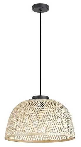 Rattan függeszték E27 1x MAX 25W