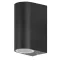 Chile Kültéri fali lámpa 145x65mm fekete