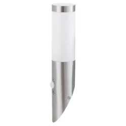 Inox torch Kültéri fali lámpa, mozgásérzékelős