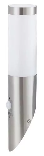 Inox torch Kültéri fali lámpa, mozgásérzékelős