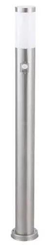 Inox torch Kültéri állólámpa E27, mozgásérzékelős