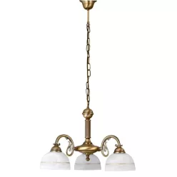 Flossi Csillár 3xE27 bronz
