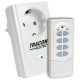 Távkapcsolós csatlakozóaljzat, 1 aljzat, 1 távírányító 230VAC, 50Hz, 3600W, IP20, 433,92MHz