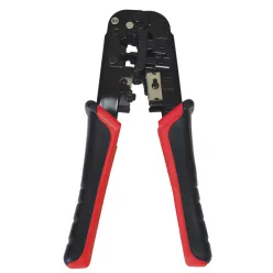 Vezetékcsupaszító- vágó és présszerszám RJ csat.-hoz