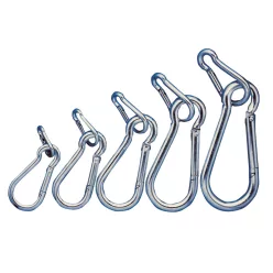 Karabiner, rugós d=11mm