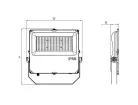 Led reflektor 150 W ipari állítható színhőmérséklettel