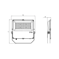   Led reflektor 150 W ipari állítható színhőmérséklettel