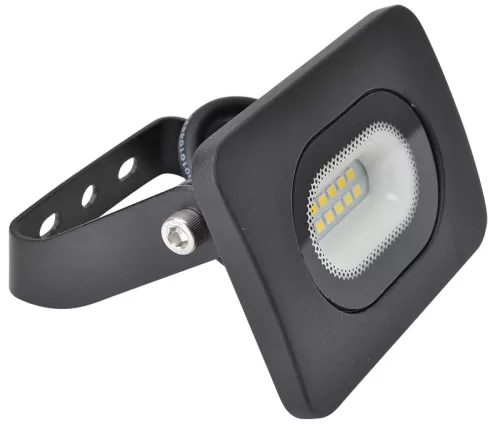 SMD fényvető, fekete 220-240V AC, 10W, 4000K, IP65, 800lm, EEI=G
