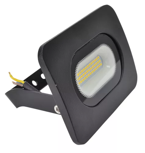 SMD fényvető, fekete 220-240V AC, 20W, 4000K, IP65, 1600lm, EEI=G