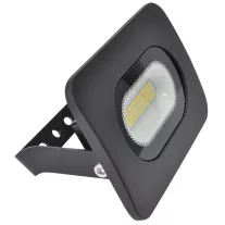   LED fényvető beépített bekötődobozzal (kábel nélkül),fekete 220-240V AC, 20W, 4000K, IP65, 1600lm, EEI=G