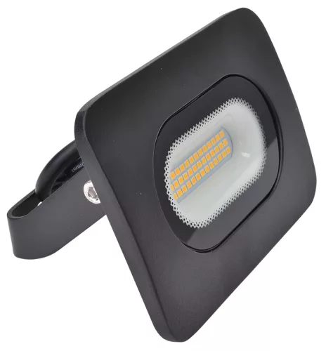 Fekete SMD fényvető 20W, 3000K, IP65, 220-240V AC, 1500lm, EEI=G