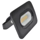 Fekete SMD fényvető 20W, 3000K, IP65, 220-240V AC, 1500lm, EEI=G
