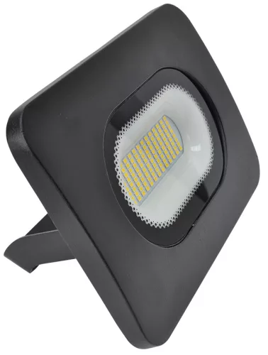 LED fényvető beépített bekötődobozzal (kábel nélkül),fekete 220-240V AC, 50W, 4000K, IP65, 4000lm, EEI=G