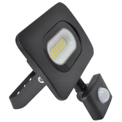   SMD fényvető mozgásérzékelővel, fekete 220-240V,20W,4000K,IP65,1600lm,120°, 10s-7min, 3-10m, EEI=G