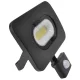 SMD fényvető mozgásérzékelővel, fekete 220-240V,30W,4000K,IP65,2700lm,,120°, 10s-7min, 3-10m, EEI=F