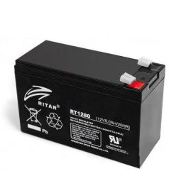 Ritar RT1280 12V 8Ah zselés akkumulátor Riasztóhoz