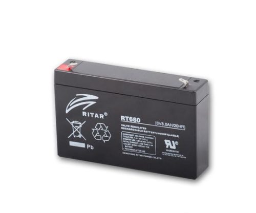 Ritar RT680 6V 8Ah zselés akkumulátor