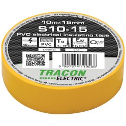 Szigetelőszalag, sárga 10m×15mm