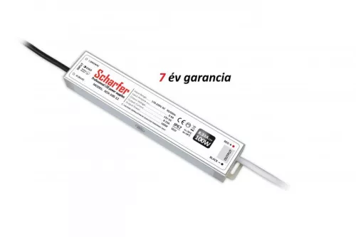 Scharfer led tápegység, 24 VDC, 100 W, IP67