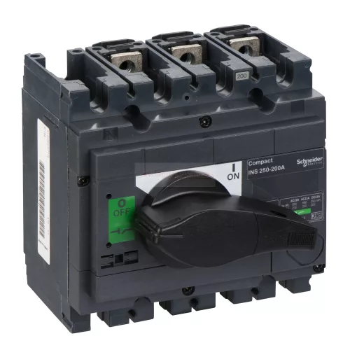 Schneider Electric szakaszoló kapcsoló 3P 200A 690V rotációs hajtással