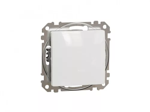 ÚJ SEDNA Váltókapcsoló, rugós bekötés, 16AX, fehér