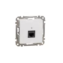 ÚJ SEDNA 1xRJ45 Cat5e UTP aljzat, fehér